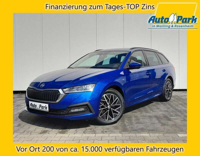Blau Gebraucht 2022 Skoda Octavia Limousine | 23.447 € (Fairer Preis) - Bild 1/3