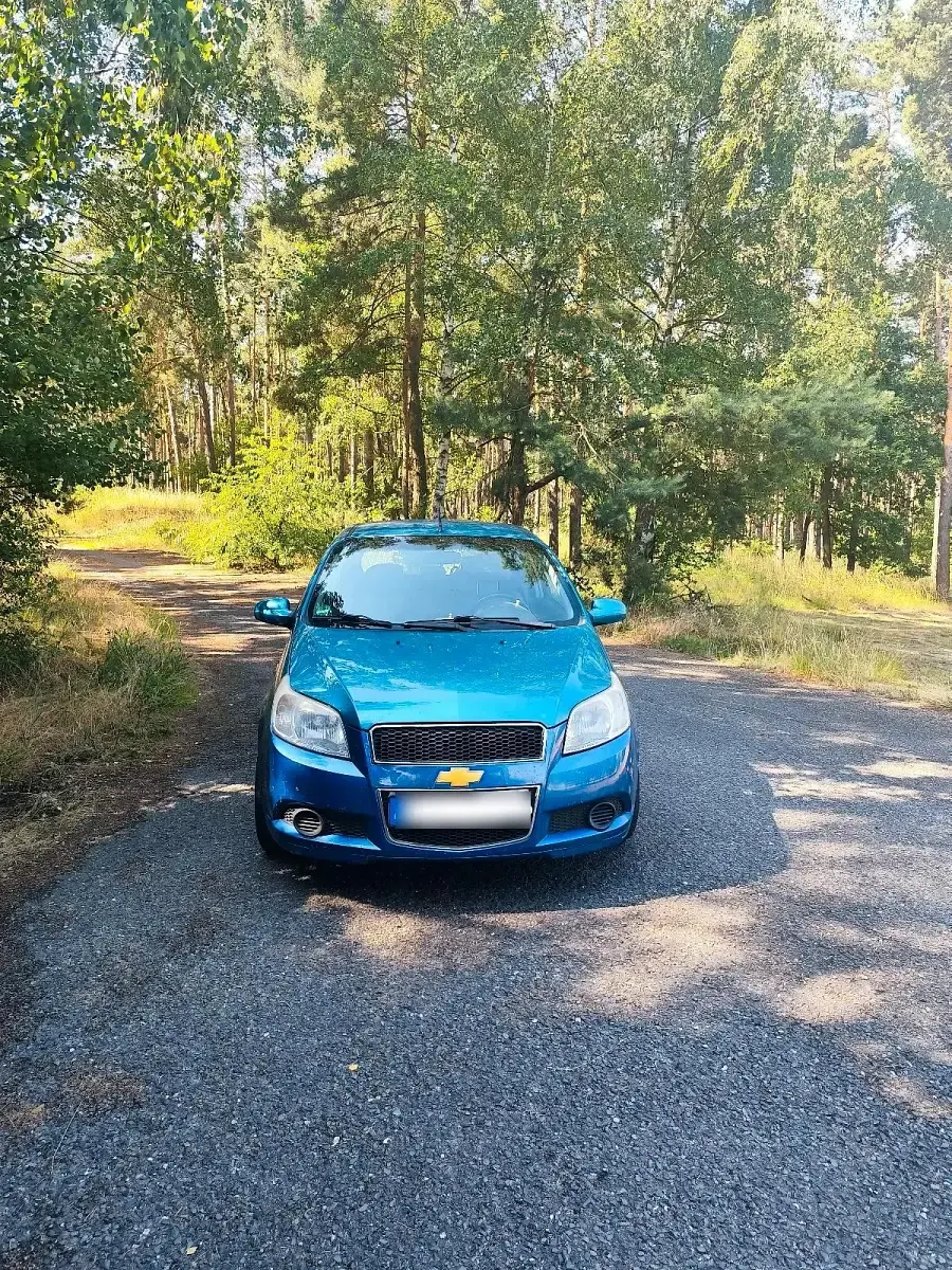 Gebraucht Chevrolet Aveo 85 PS (62 kW) 2009 Blau Kleinwagen