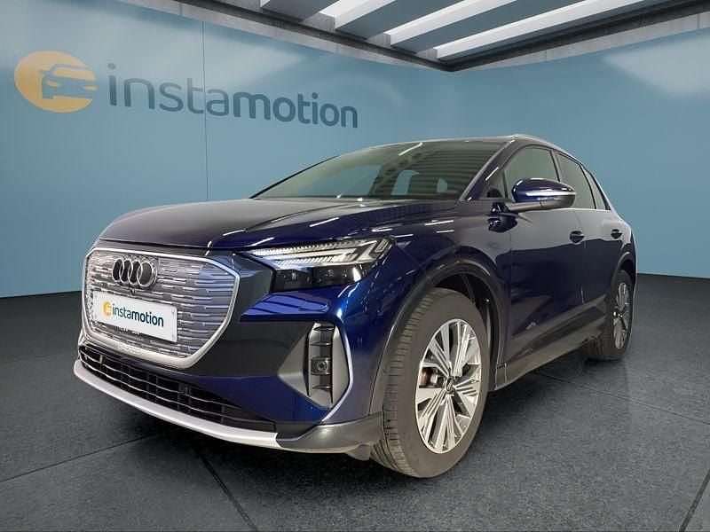 Blau Gebraucht 2022 Audi Q4 e-tron S-Line SUV | 29.499 € (Superpreis) - Bild 1/4