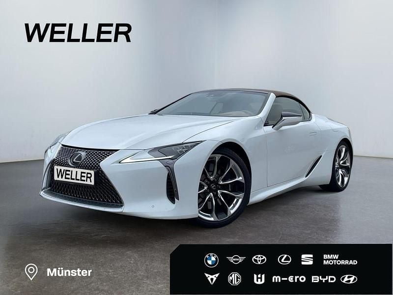 Weiss Gebraucht 2022 Lexus LC 500 Cabrio | 82.990 € (Superpreis) - Bild 1/3