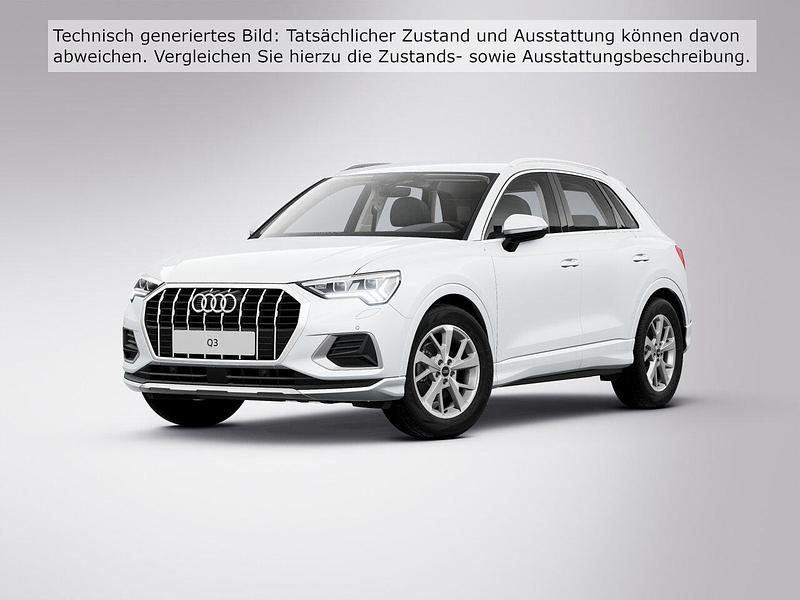 Gletscherweiß metallic (metallic) Gebraucht 2022 Audi Q3 Ambiente SUV | 34.250 € (Fairer Preis) - Bild 1/4