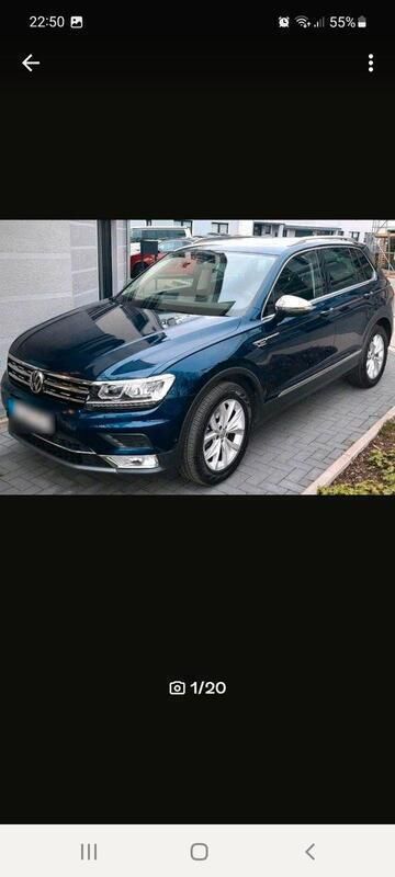 Blau Gebraucht 2016 VW Tiguan Comfortline SUV | 19.990 € (Fairer Preis) - Bild 1/4