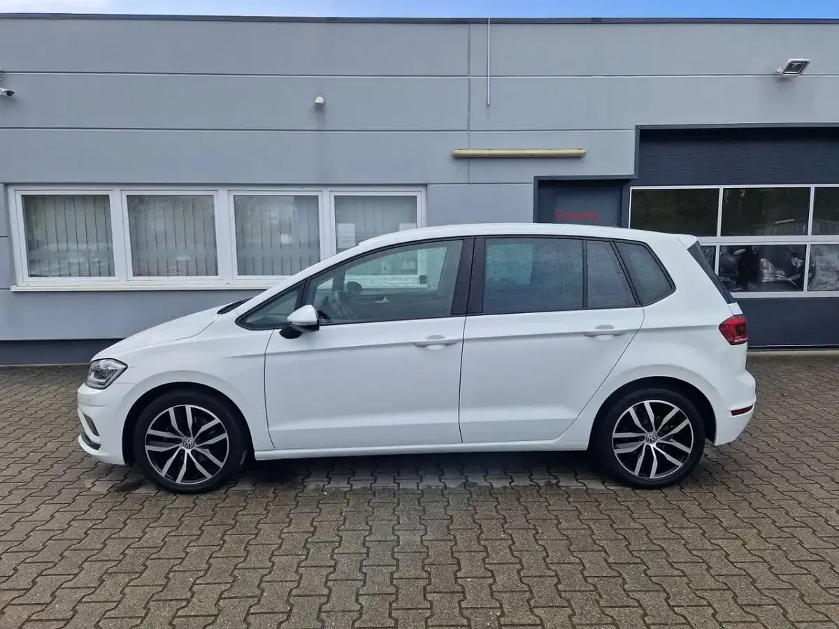 Gebraucht VW Golf Sportsvan Join 150 PS (110 kW) 2018 Weiß Van / Kleinbus