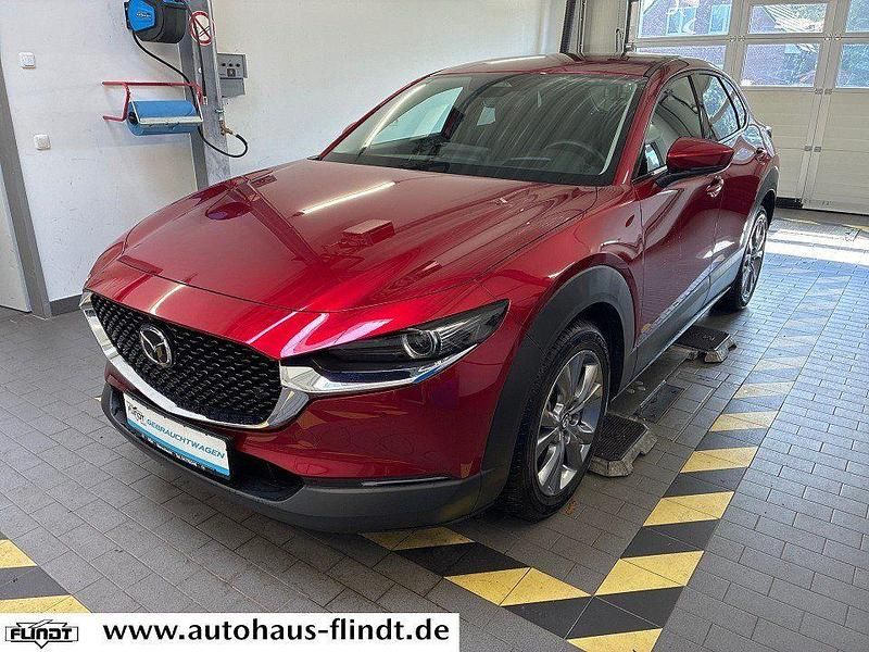 Rot Gebraucht 2024 Mazda CX-30 Exclusive-Line SUV | 27.970 € - Bild 1/4