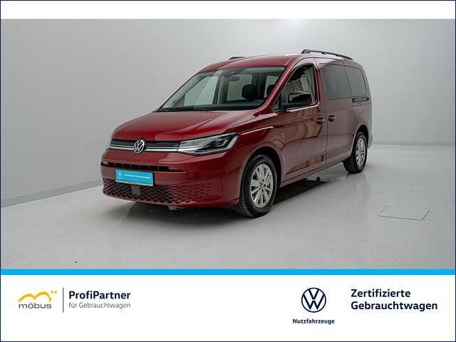 Rot Gebraucht 2022 VW Caddy Maxi Life Life Van / Kleinbus | 35.489 € (Teuer) - Bild 1/2