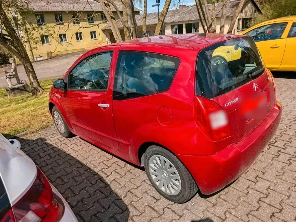 Gebraucht Citroën C2 68 PS (50 kW) 2007 Rot Kleinwagen