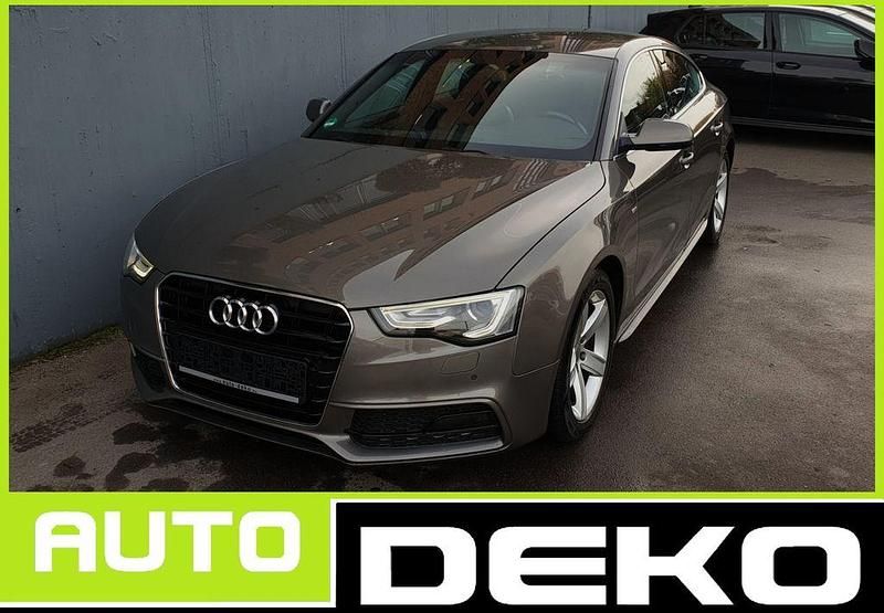 Grau Gebraucht 2015 Audi A5 Sportback S-Line Kleinwagen | 12.470 € (Superpreis) - Bild 1/4