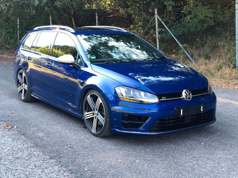 Blau Gebraucht 2016 VW Golf VII R Kombi | 27.499 € (Teuer) - Bild 1/4