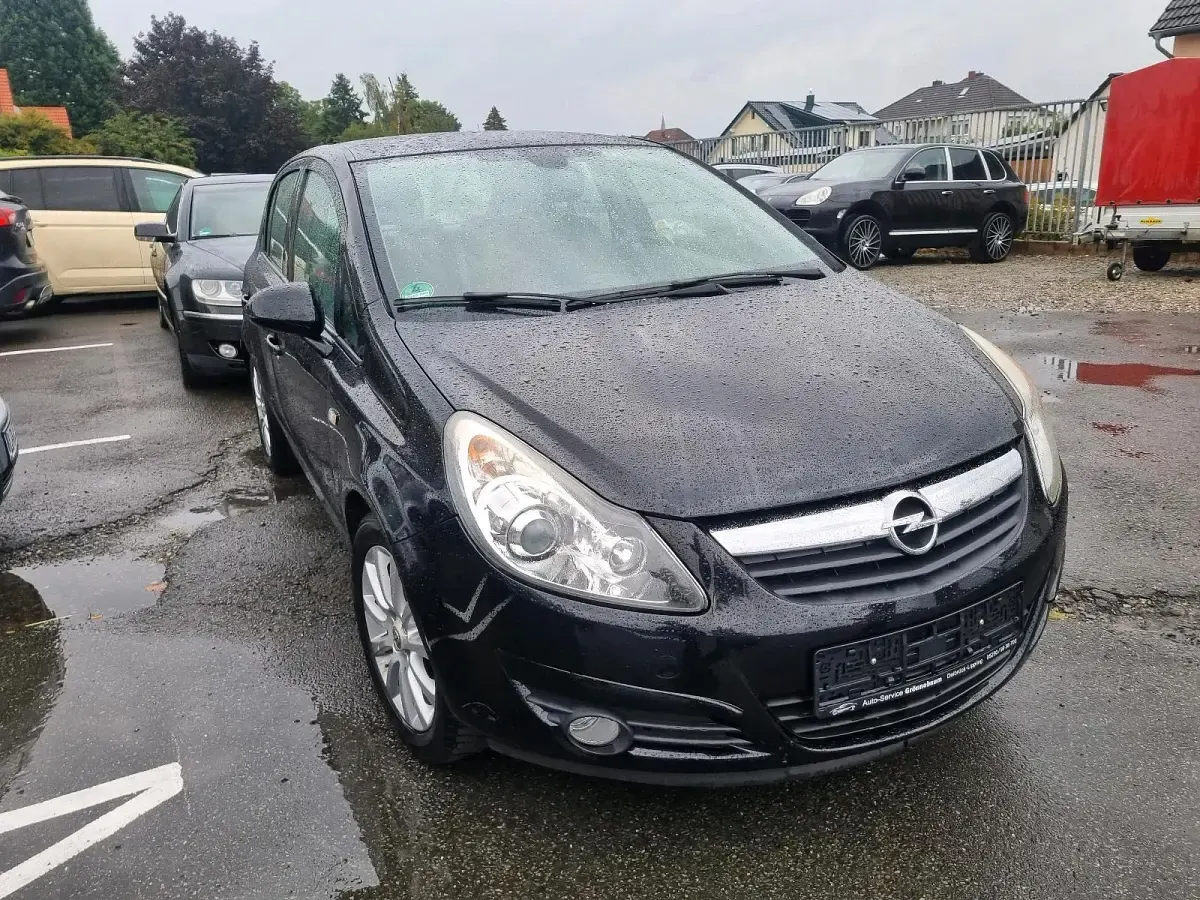 Gebraucht Opel Corsa 80 PS (58 kW) 2009 Schwarz Kleinwagen