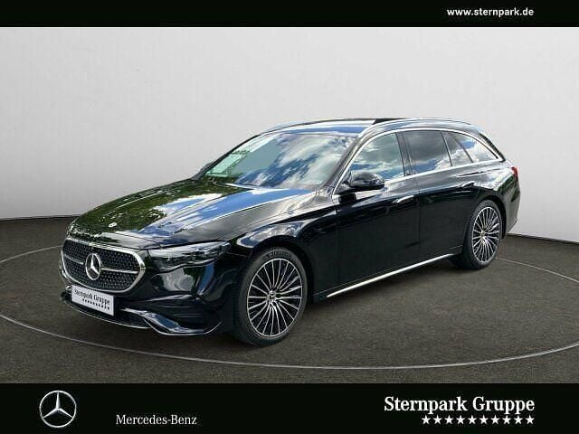 Lack obsidianschwarz Gebraucht 2024 Mercedes E300 AMG Kombi | 60.470 € (Teuer) - Bild 1/4