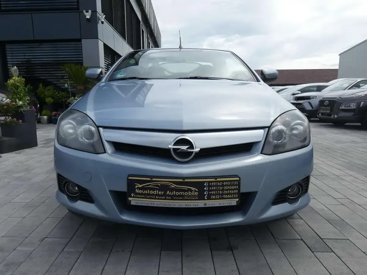 Gebraucht Opel Tigra Sport 125 PS (91 kW) 2004 Aeroblau mi2 Cabrio
