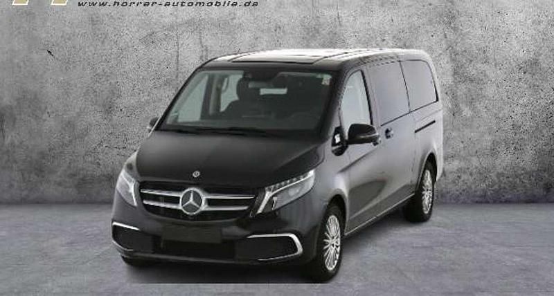 Obsidianschwarz metallic Gebraucht 2024 Mercedes V300 Avantgarde Edition Van / Kleinbus | 62.490 € (Superpreis) - Bild 1/4