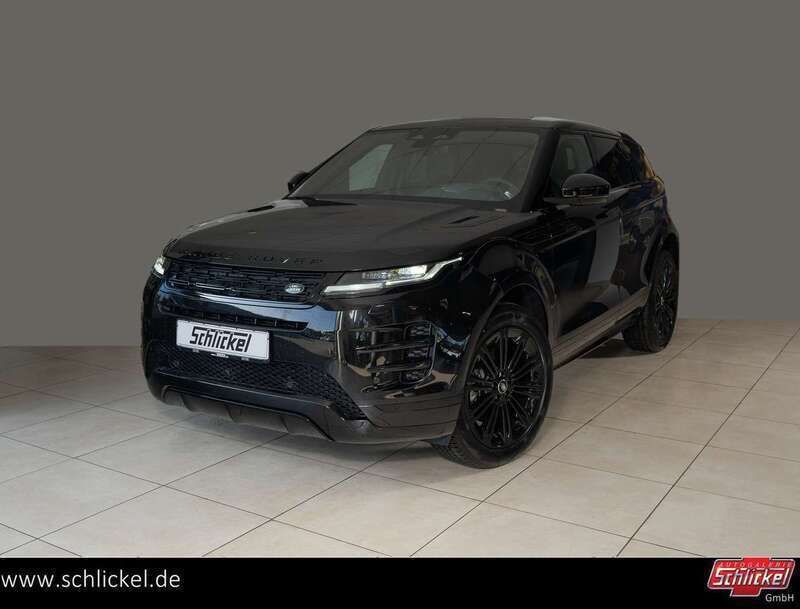 Santorini black Neu 2025 Land Rover Range Rover evoque SE Dynamic SUV | 68.500 € (Fairer Preis) - Bild 1/4