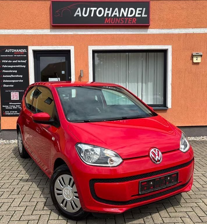 Rot Gebraucht 2014 VW up! move up! Kleinwagen | 3.990 € (Fairer Preis) - Bild 1/4