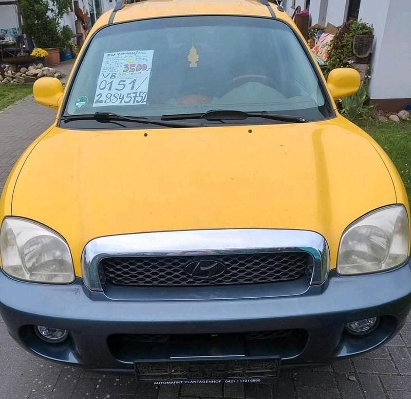 Gelb Gebraucht 2002 Hyundai Santa Fe SUV | 1.800 € (Guter Preis) - Bild 1/4