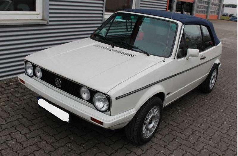 Gebraucht VW Golf Cabriolet 72 PS (52 kW) 1986 Weiß Cabrio