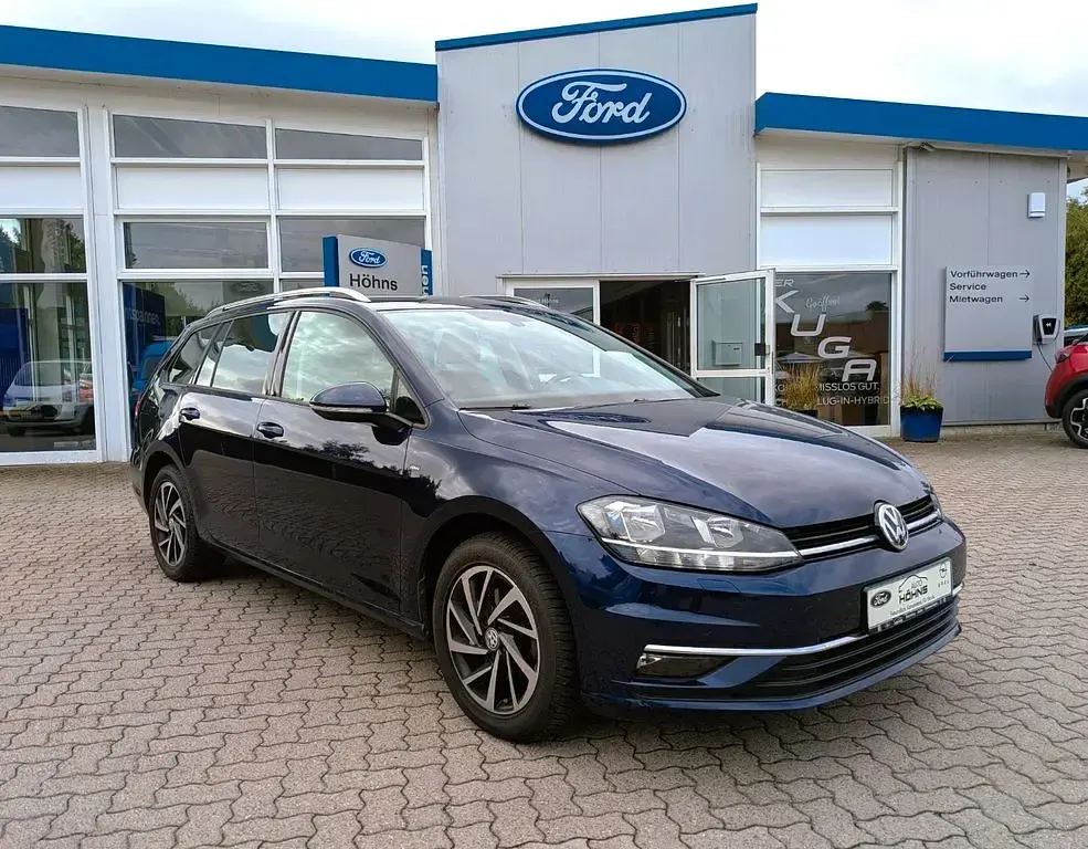 Gebraucht VW Golf VII Join 116 PS (85 kW) 2018 Blau Kombi