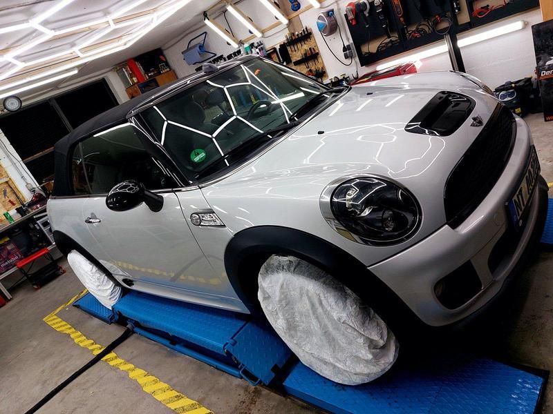 Gebraucht Mini John Cooper Works Cabriolet 245 PS (180 kW) 2012 Silber Cabrio