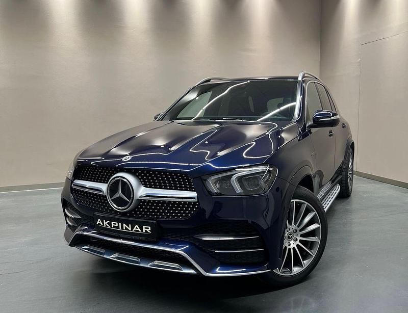 Blau Gebraucht 2020 Mercedes GLE350 AMG line SUV | 48.400 € - Bild 1/4