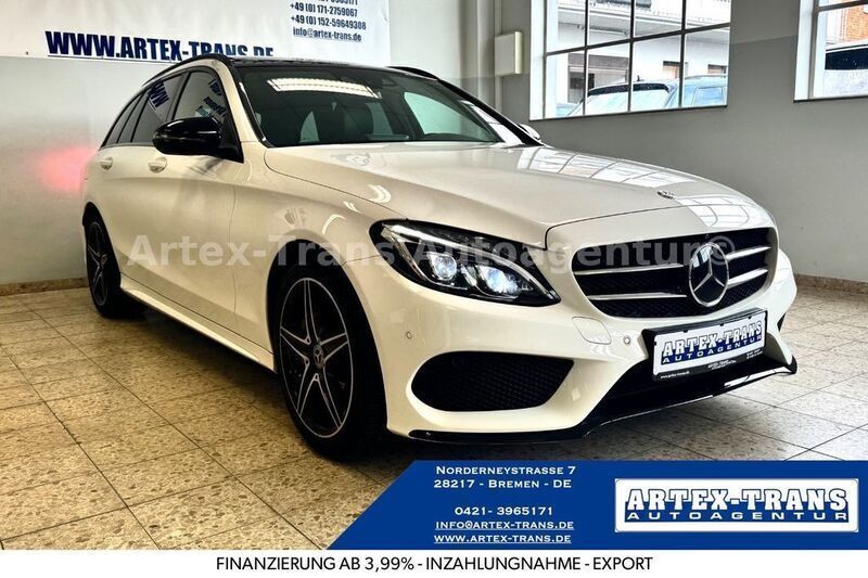 Weiß Gebraucht 2017 Mercedes C250 AMG line Limousine | 25.990 € (Fairer Preis) - Bild 1/4