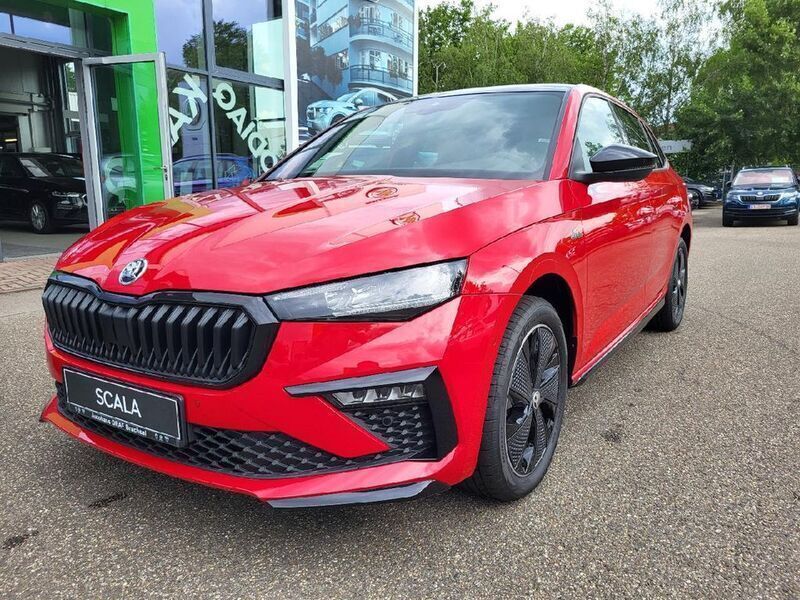 Rot Gebraucht 2024 Skoda Scala Monte Carlo Kleinwagen | 26.990 € (Teuer) - Bild 1/4
