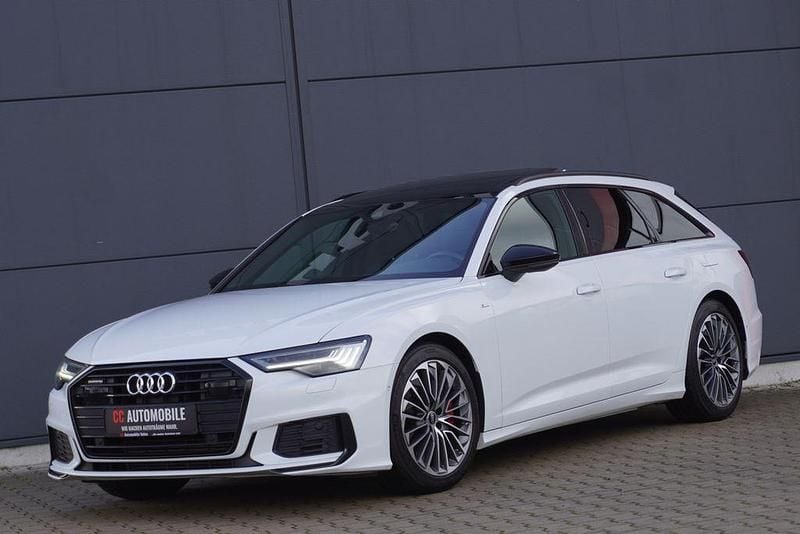 Gebraucht Audi A6 S-Line 367 PS (269 kW) 2021 Gletscherweiß metallic Kombi