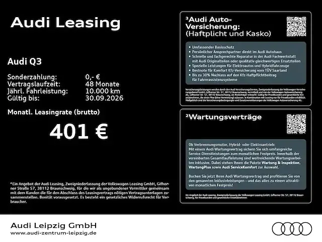Gebraucht Audi Q3 Comfort 150 PS (110 kW) 2025 Navarrablau metallic SUV