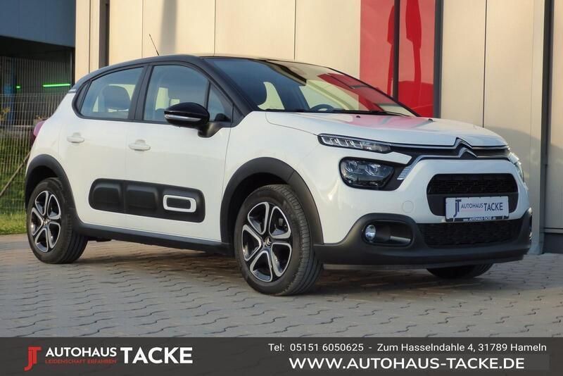 Weiß Gebraucht 2022 Citroën C3 Shine Kleinwagen | 13.489 € (Fairer Preis) - Bild 1/4