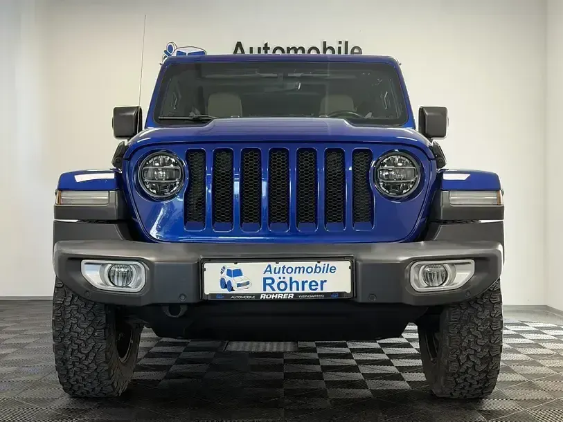 Gebraucht Jeep Wrangler Sahara 200 PS (147 kW) 2018 Blau ocean blue metallic c/c (metallic) SUV