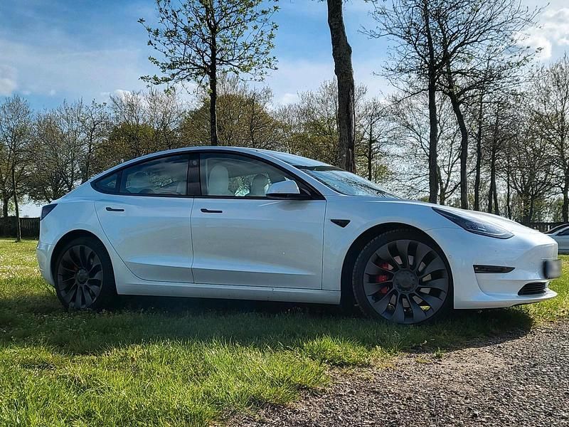 Gebraucht Tesla Model 3 Performance 377 kW (513 PS) 2021 Weiß Limousine
