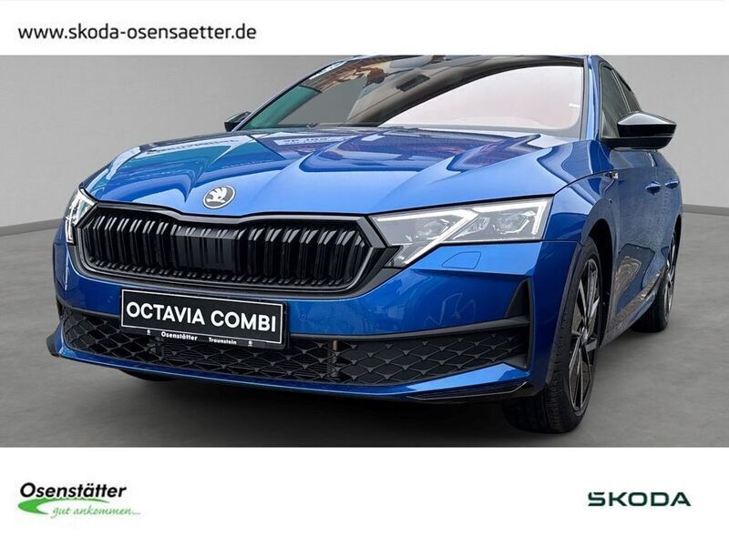 Blau Neu 2024 Skoda Octavia SportLine Kombi | 38.990 € - Bild 1/4