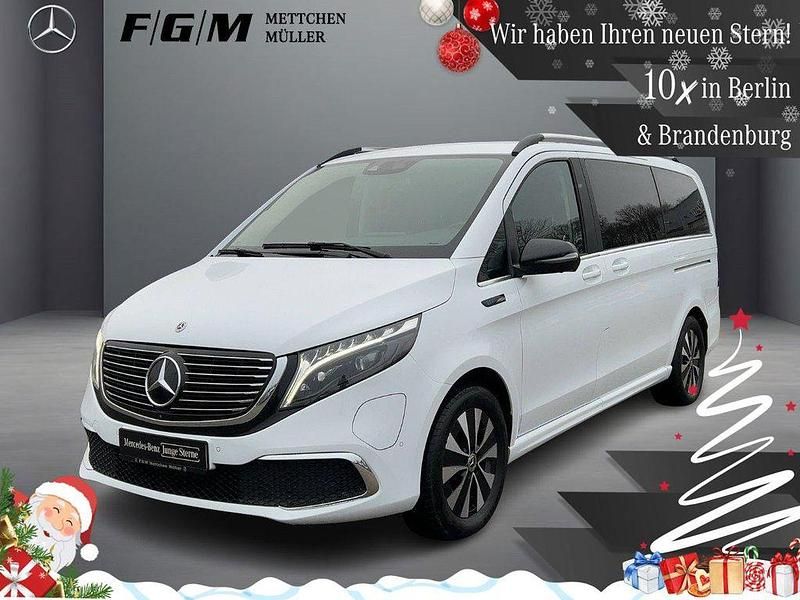 Weiß Gebraucht 2021 Mercedes EQV300 Avantgarde Van / Kleinbus | 44.900 € (Teuer) - Bild 1/4