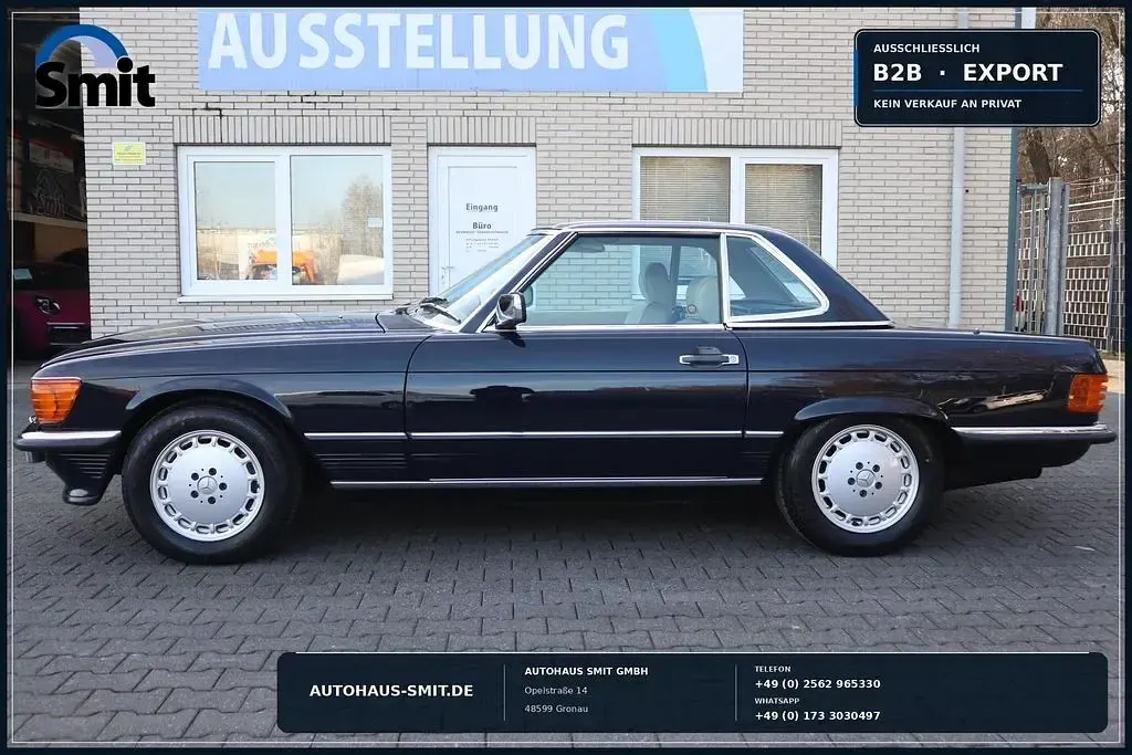 Gebraucht Mercedes SL500 245 PS (180 kW) 1986 Blau Cabrio