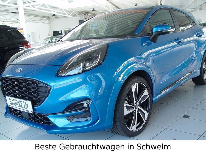 Gebraucht Ford Puma ST-Line 125 PS (91 kW) 2021 Blau metallic Coupé
