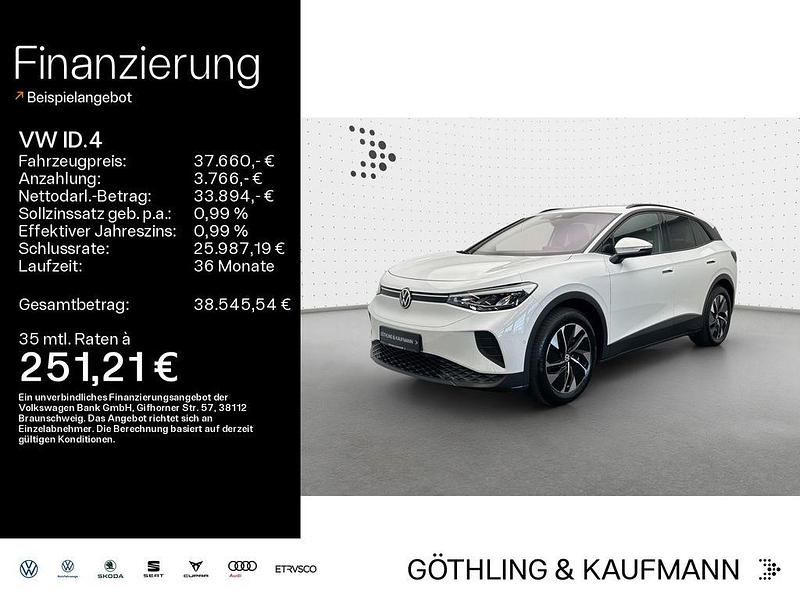 Gletscherweiß metallic Gebraucht 2024 VW ID.4 Pro SUV | 37.660 € (Superpreis) - Bild 1/4