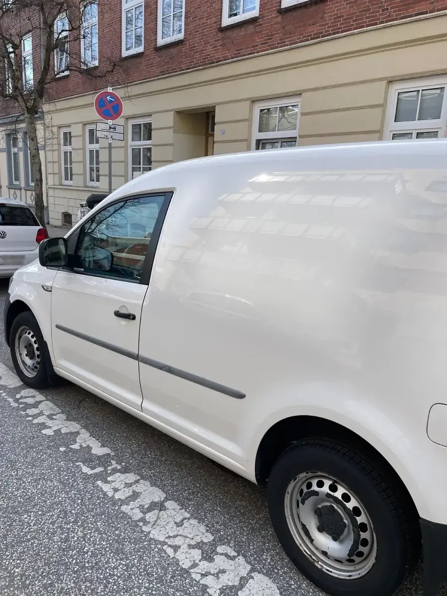 Gebraucht VW Caddy 62 PS (45 kW) 2017 Weiß Van / Kleinbus