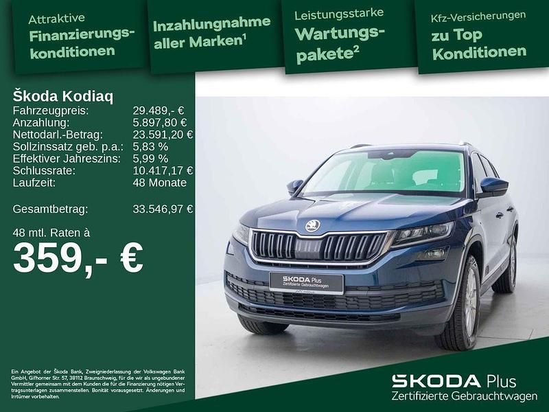 0f lavablau metallic Gebraucht 2020 Skoda Kodiaq Style SUV | 29.489 € (Fairer Preis) - Bild 1/4