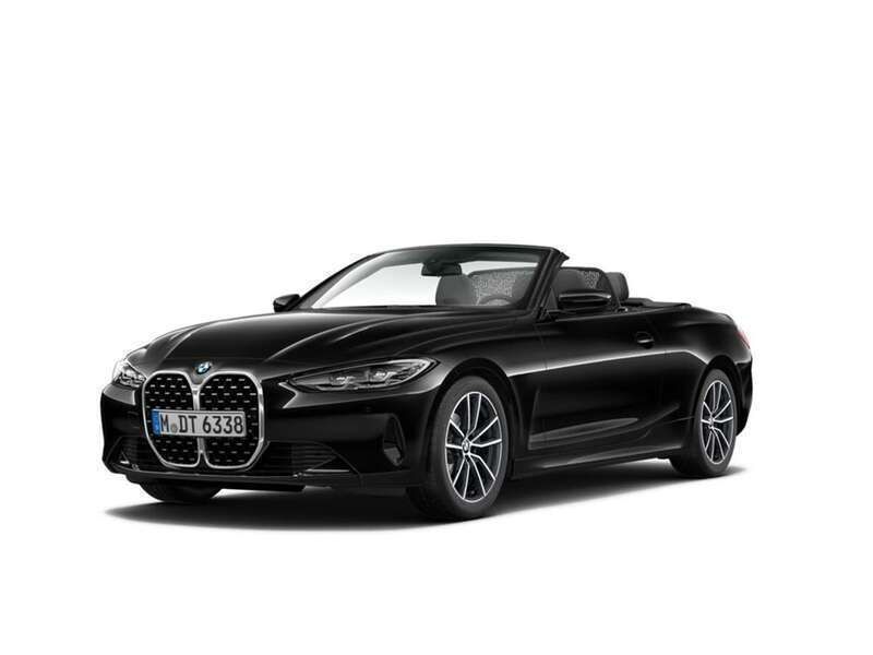 Schwarz Gebraucht 2021 BMW 420 Sport Line Cabrio | 34.795 € (Superpreis) - Bild 1/4
