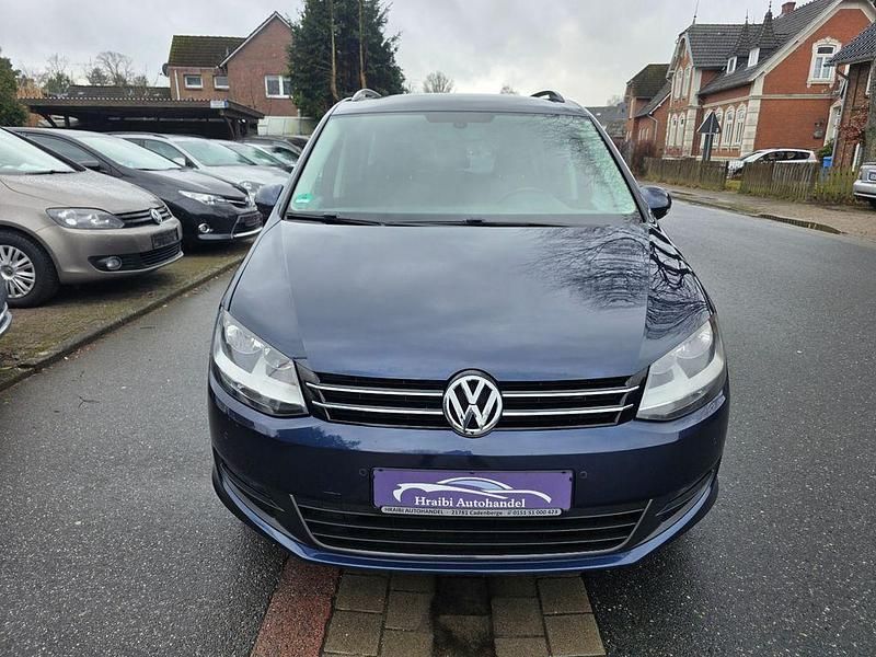 Gebraucht VW Sharan Comfortline 150 PS (110 kW) 2011 Blau Van / Kleinbus