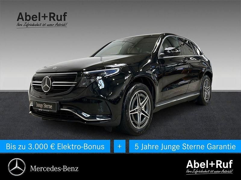 Lack obsidianschwarz Gebraucht 2022 Mercedes EQC400 AMG SUV | 42.769 € (Teuer) - Bild 1/4