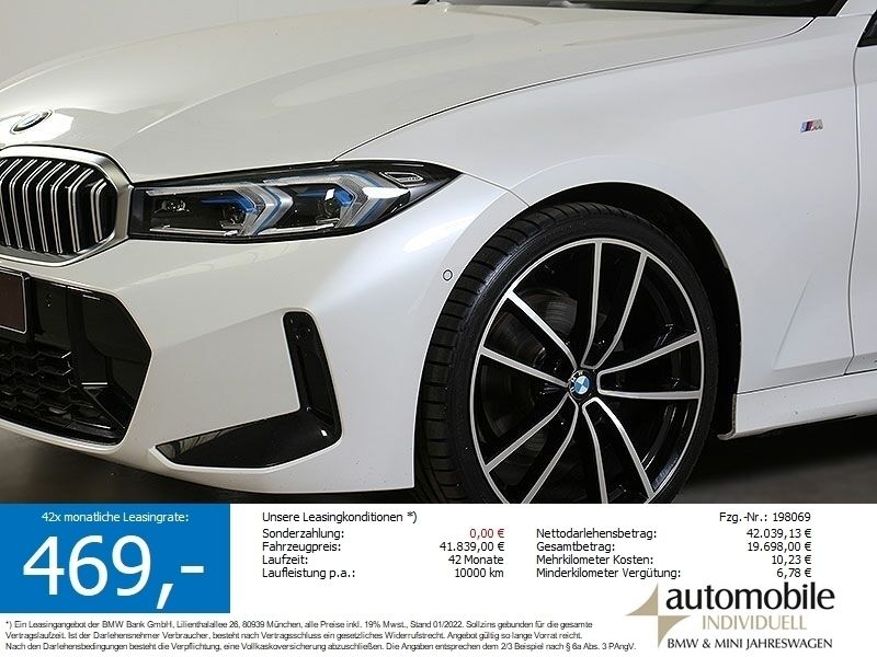Weiß Gebraucht 2024 BMW 320 M Sport Limousine | 40.840 € (Guter Preis) - Bild 1/4