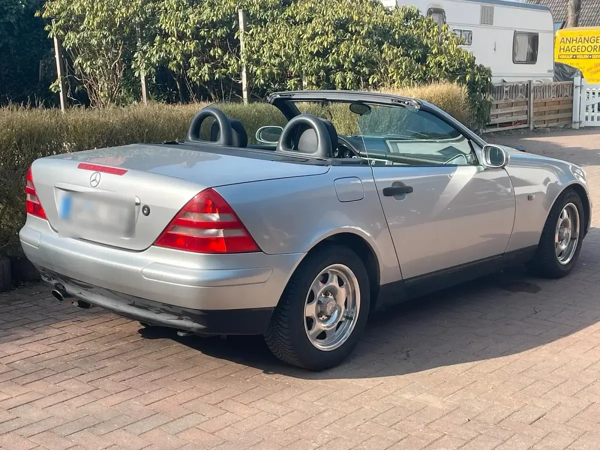 Gebraucht Mercedes SLK200 136 PS (100 kW) 1998 Silber Cabrio