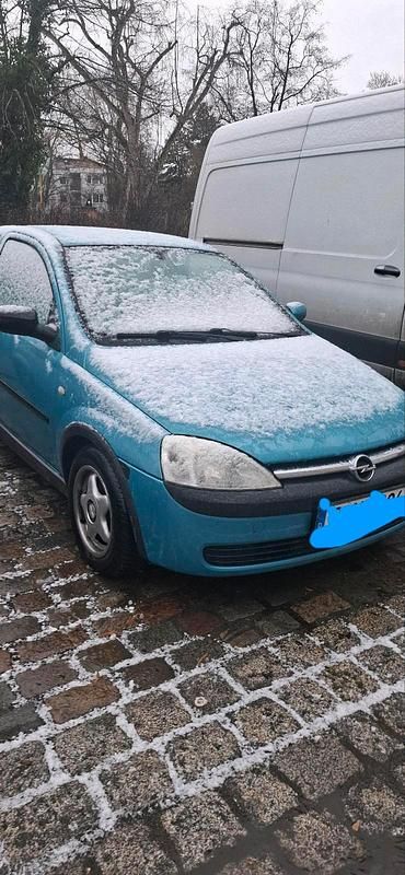 Blau Gebraucht 2004 Opel Corsa Kleinwagen | 850 € (Guter Preis) - Bild 1/4