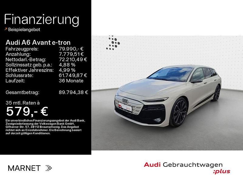 Beige Gebraucht 2025 Audi A6 e-tron S-Line Kombi | 79.990 € (Guter Preis) - Bild 1/4