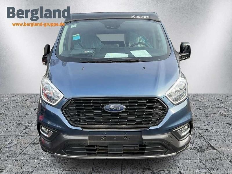 Blue metallic Neu 2025 Ford Transit Custom Active Kombi | 62.389 € (Teuer) - Bild 1/4