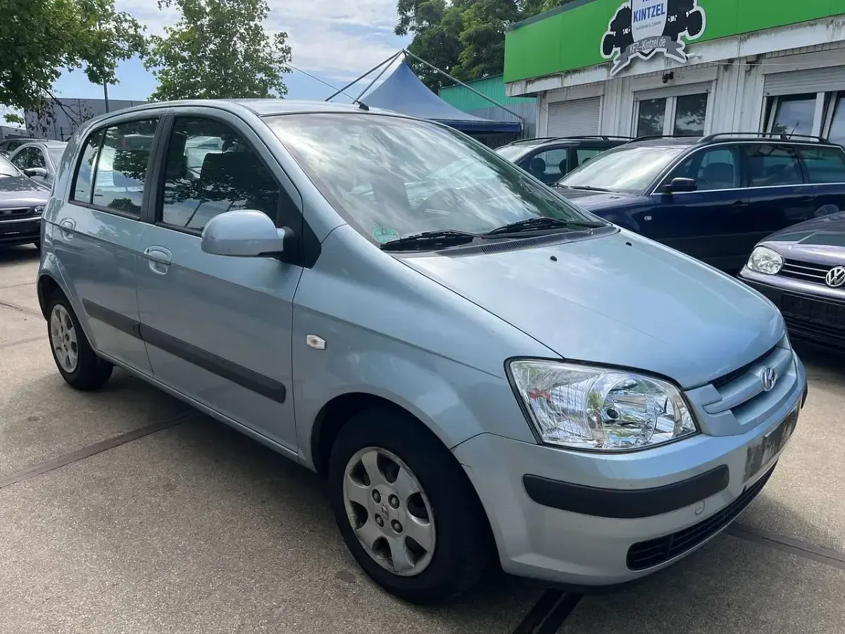 Gebraucht Hyundai Getz 63 PS (46 kW) 2003 Hellblau Kleinwagen