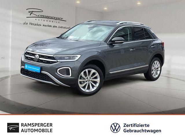 Gebraucht VW T-Roc Style 150 PS (110 kW) 2024 Grau (indiumgrau metallic/schwarz) SUV