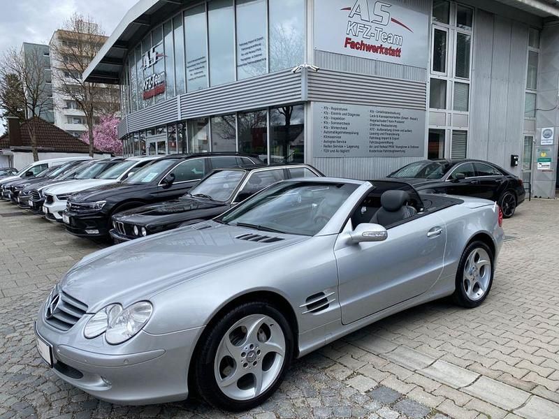 Silber Gebraucht 2002 Mercedes SL500 Cabrio | 35.500 € - Bild 1/4
