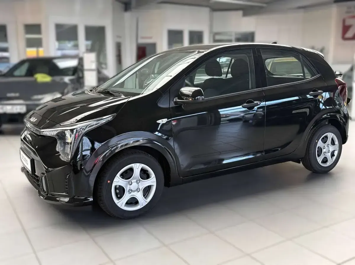 Gebraucht Kia Picanto Edition 7 63 PS (46 kW) 2024 (abp) auroraschwarz met. Kleinwagen