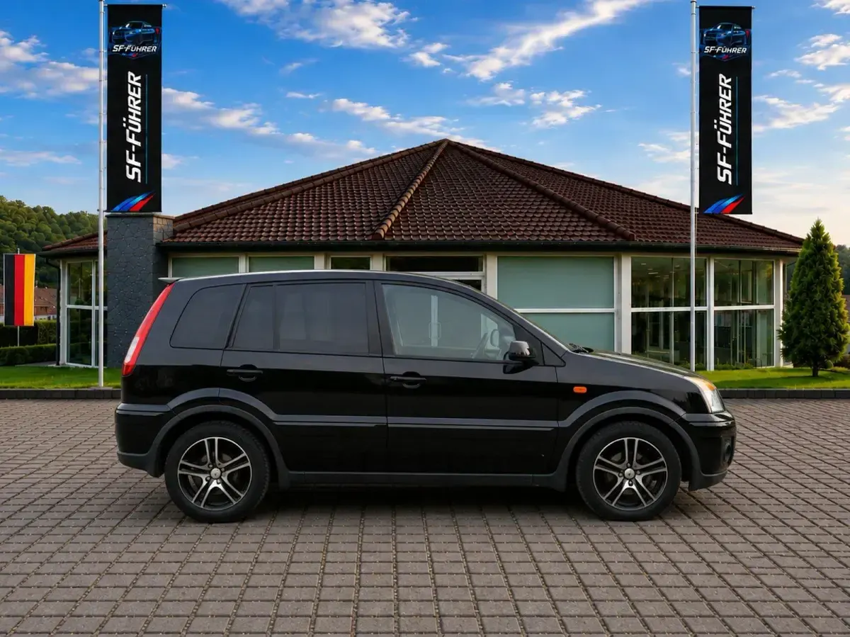 Gebraucht Ford Fusion 80 PS (58 kW) 2008 Schwarz Kleinwagen